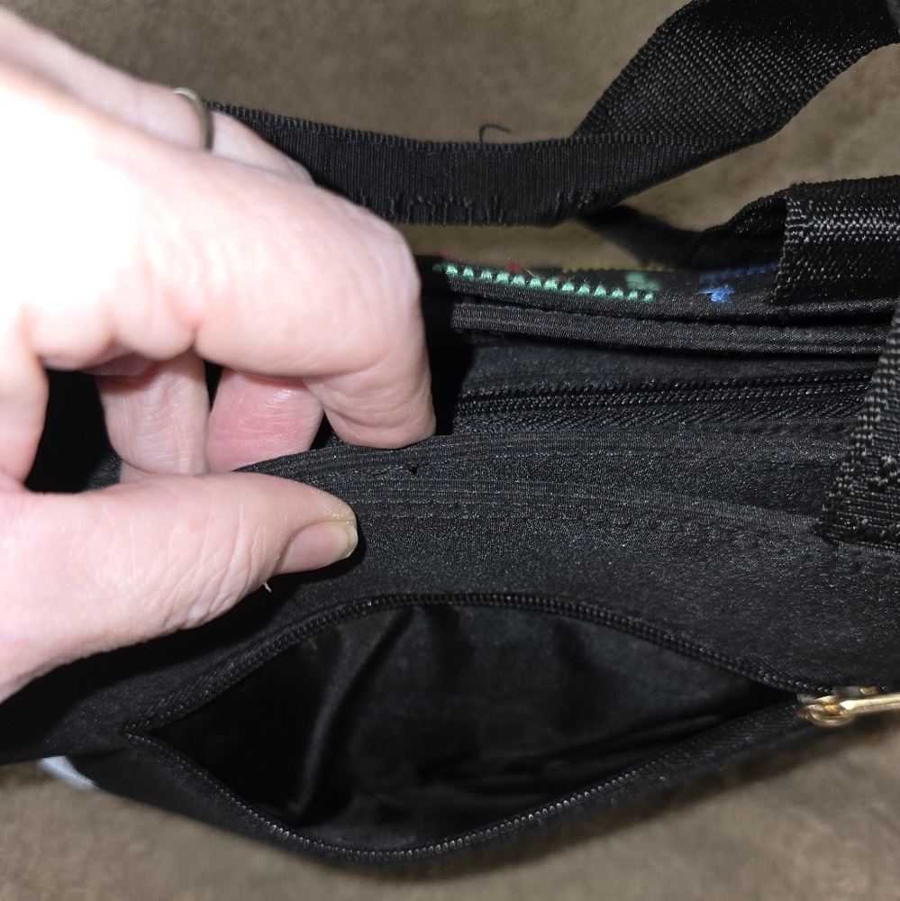 Valentino Rossa Nylon Triple Compartment Tote. NWOT - Picture 15 of 16